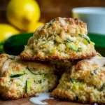fresh lemon zucchini scones