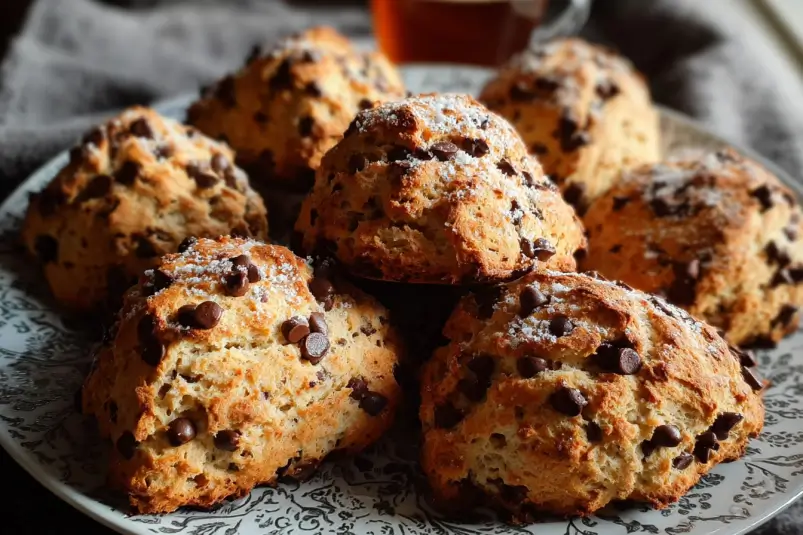 Chocolate Chip Coffee Scones: A Warm, Sweet Start to Your Morning 4 homemade chocolate scones
