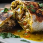 Hatch chile pork burritos