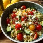 Mediterranean quinoa salad
