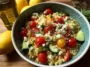 Mediterranean quinoa salad