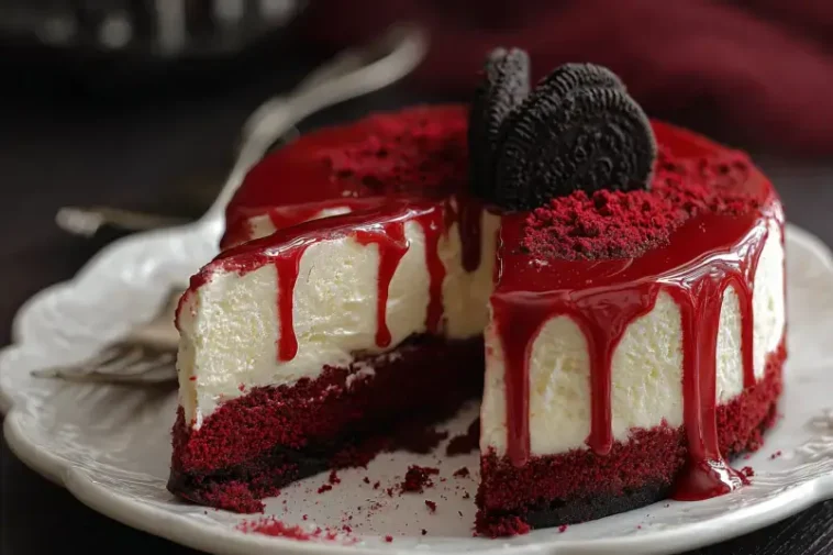 vampire bite cake