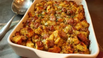 simple sausage dressing