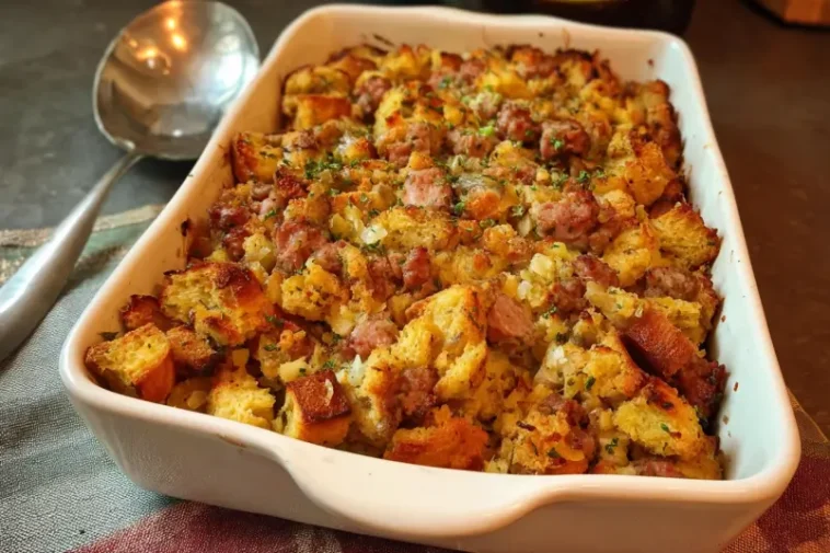 simple sausage dressing