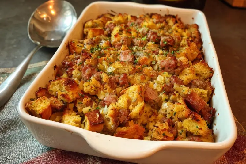 simple sausage dressing