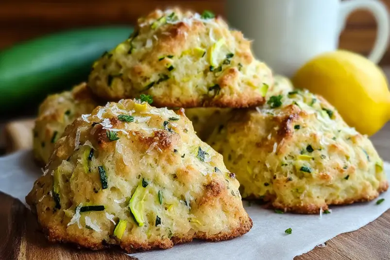 Lemon Zucchini Scones: A Fresh Twist on a Classic Treat 4 fluffy zucchini scones