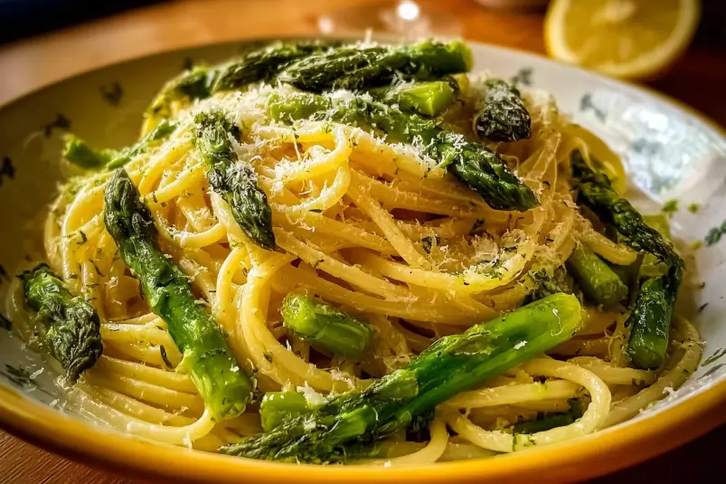 Lemon Asparagus Dish
