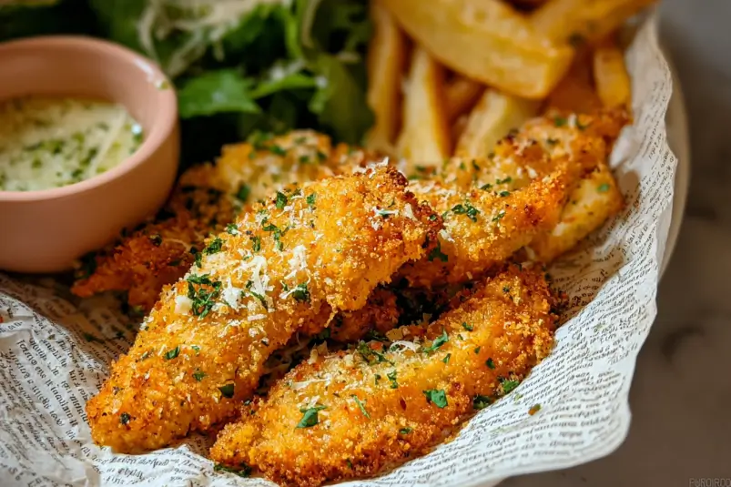 Parmesan crusted chicken tenders