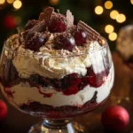 Chocolate Cherry Trifle Christmas