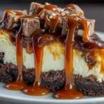 chocolate caramel cheesecake