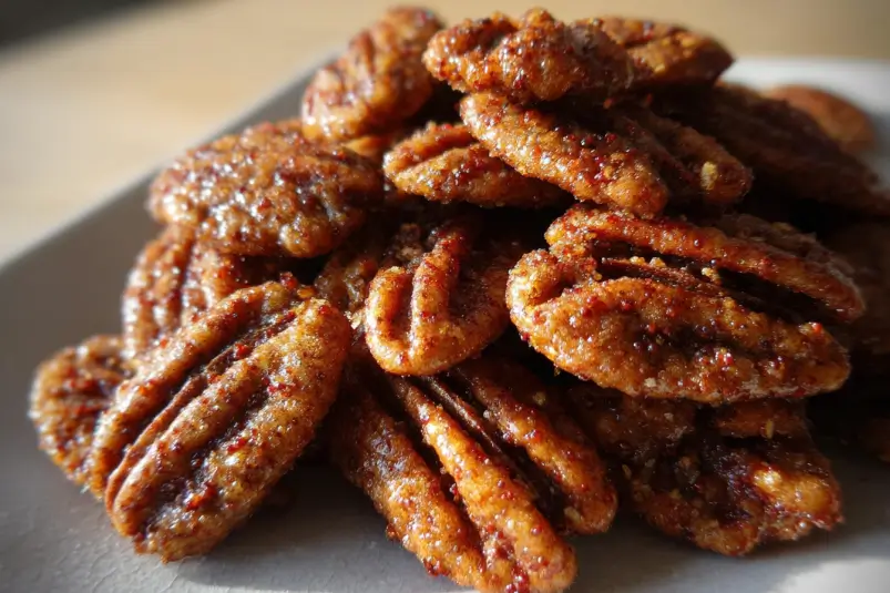 Holiday pecan snack