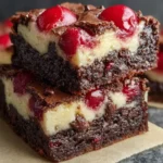 Cherry Brownie Dessert Bars