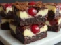 Chocolate Cherry Cheesecake Bars