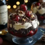 Festive Black Forest Dessert
