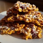 Caramel cornflake bars
