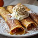 Fall Pumpkin Crepes