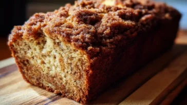 Crumbly banana bread