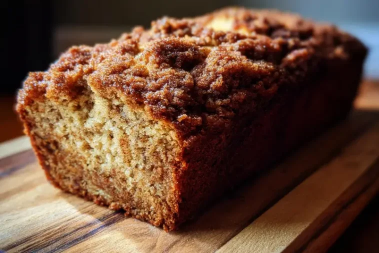 Crumbly banana bread