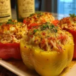 Stuffed Bell Peppers with Seafood
