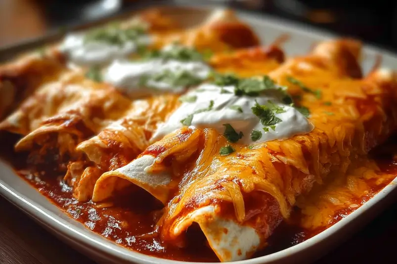 Homemade Chicken Enchiladas