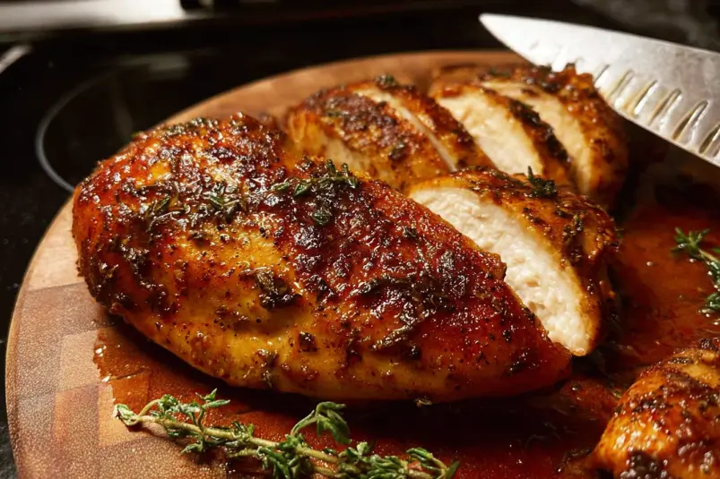 Simple chicken breast dinner