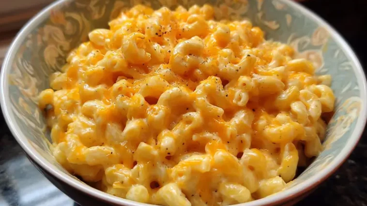 Cheesy slow cooker pasta