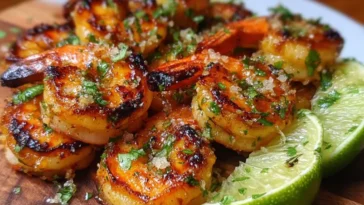 Lime Coconut Grilled Shrimp