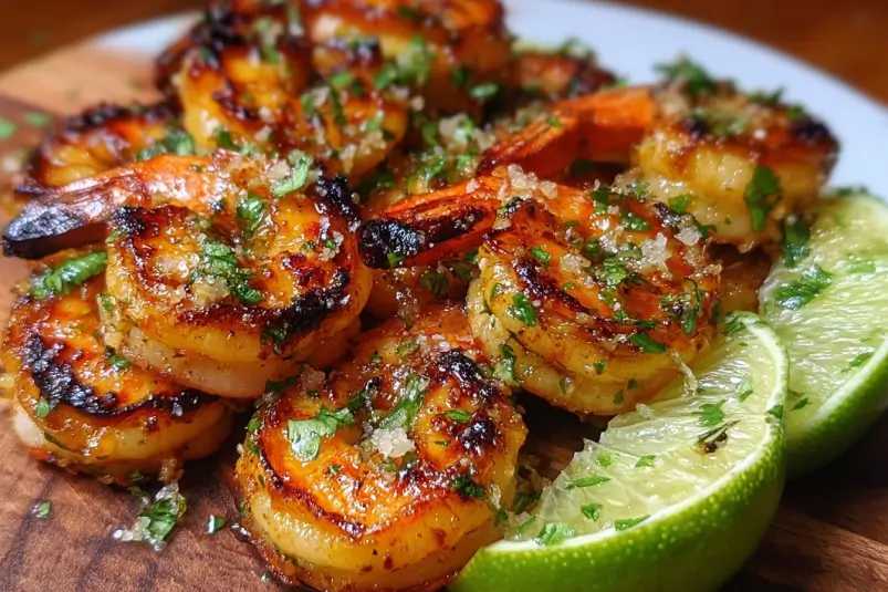 Lime Coconut Grilled Shrimp