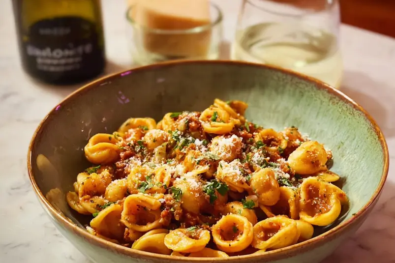 Easy creamy orecchiette