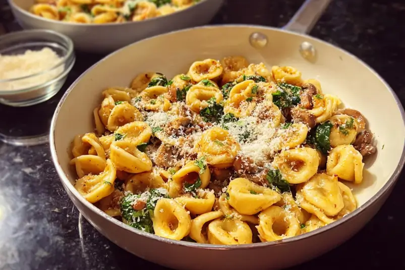 One Pan Orecchiette Pasta: A Comforting, Flavor-Packed Meal Made Easy 4 Skillet orecchiette pasta
