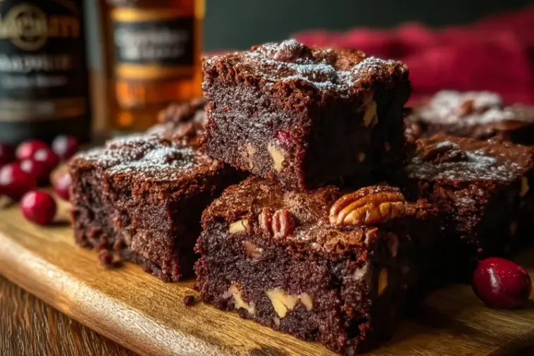 Holiday chocolate brownies