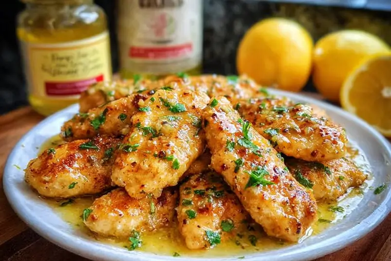 Skillet lemon chicken