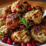 festive stuffing balls