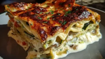 cheesy veggie lasagna