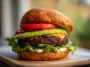 Healthy meatless burger
