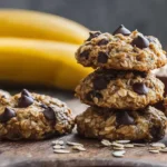 Freshly Baked BANANA OATMEAL HIGH PROTEIN BREAKFAST COOKIES