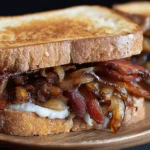 Best Bacon Sandwich with Caramelized Onions - Mouthwatering!