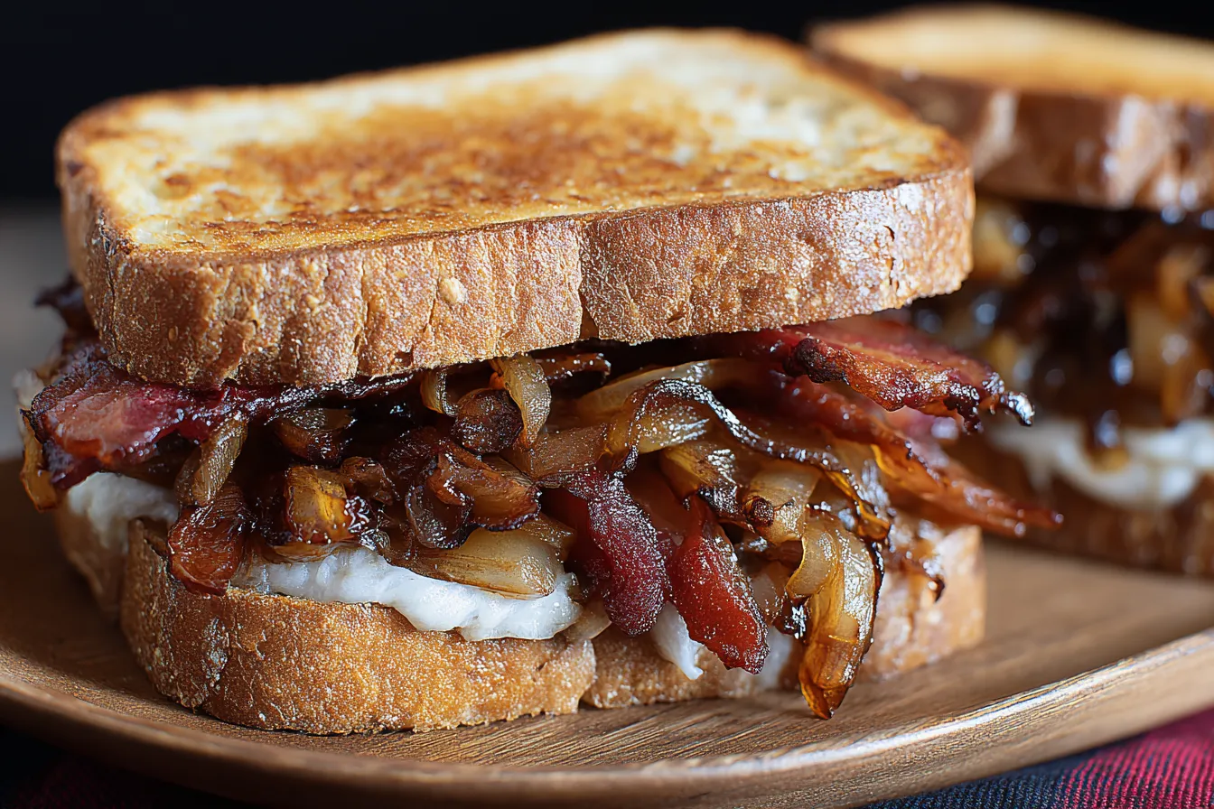 Best Bacon Sandwich with Caramelized Onions Recipe You’ll Love 3 Best Bacon Sandwich with Caramelized Onions - Mouthwatering!