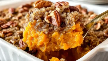 Best Sweet Potato Casserole Close-Up