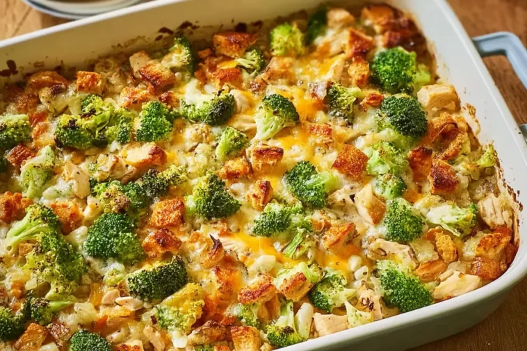 Delicious Broccoli Chicken Casserole Ready to Serve