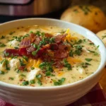 bacon chicken soup