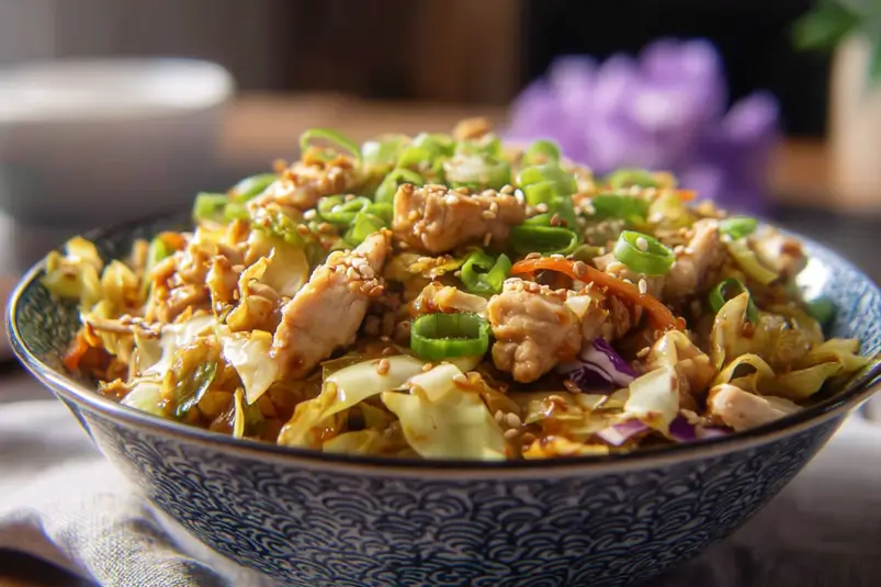 low-carb egg roll bowl