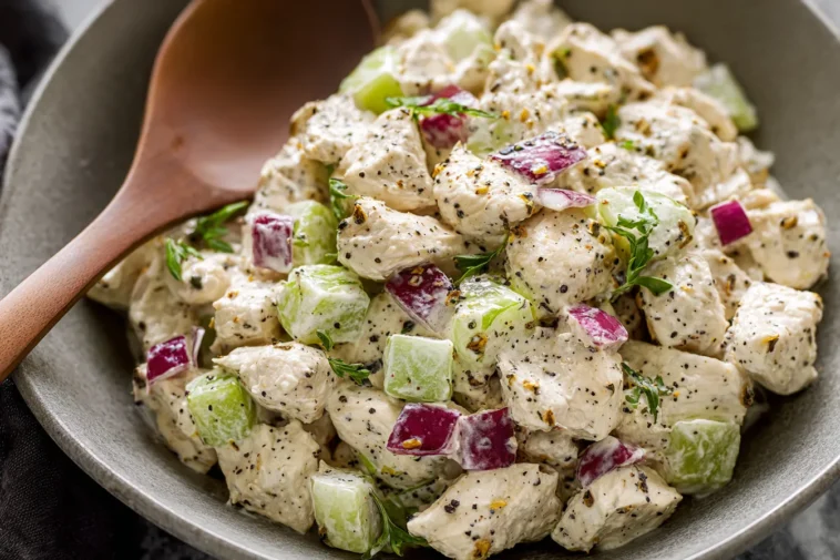 Delicious Chicken Salad Recipe in a Bowl