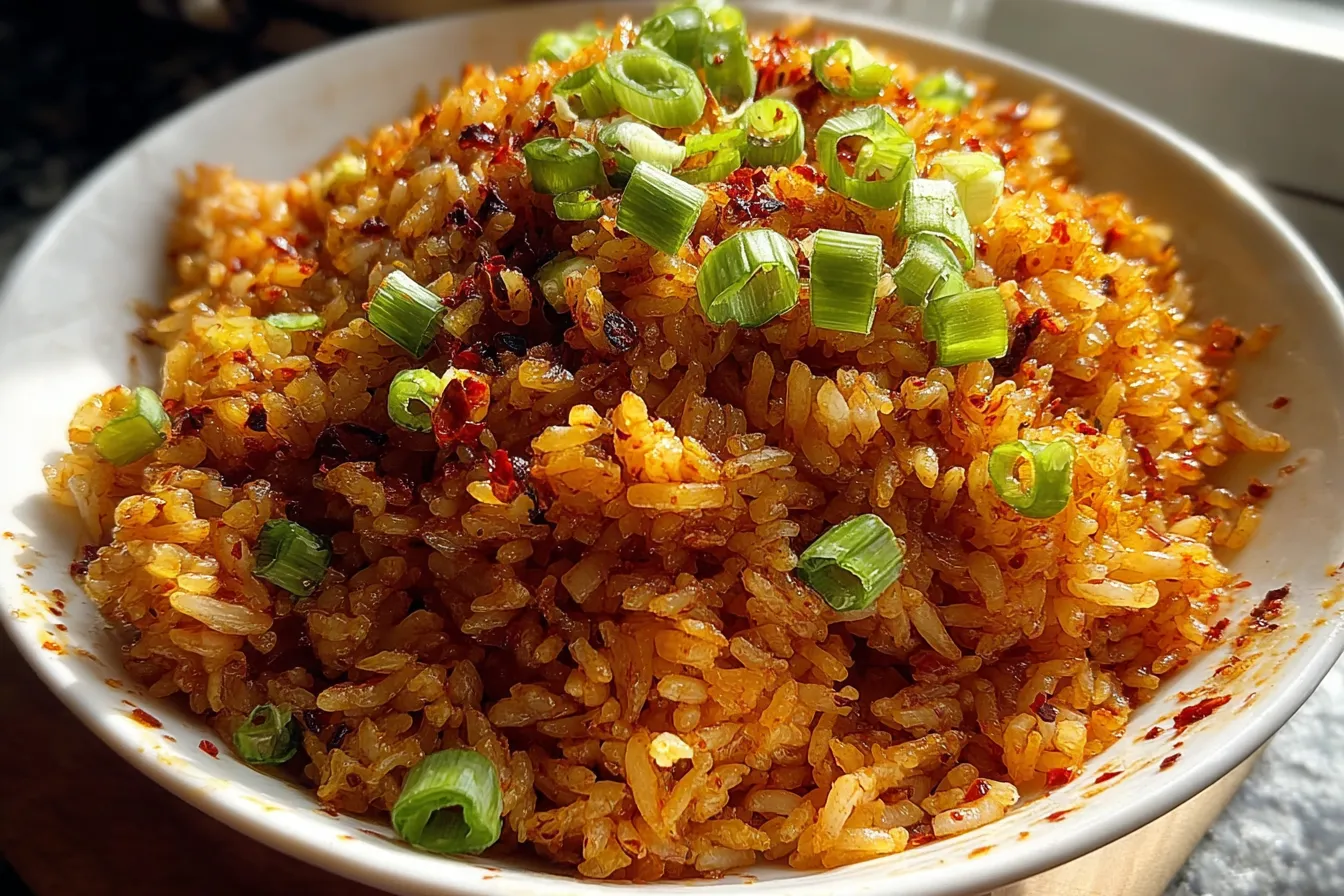 Chili Oil Garlic Rice