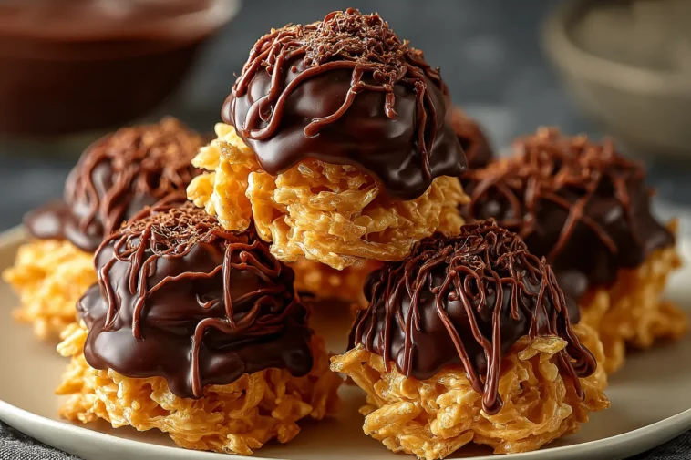 Chocolate Peanut Butter Haystacks - Delicious No-Bake Treats