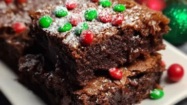 Decadent Christmas Brownies Ready to Impress