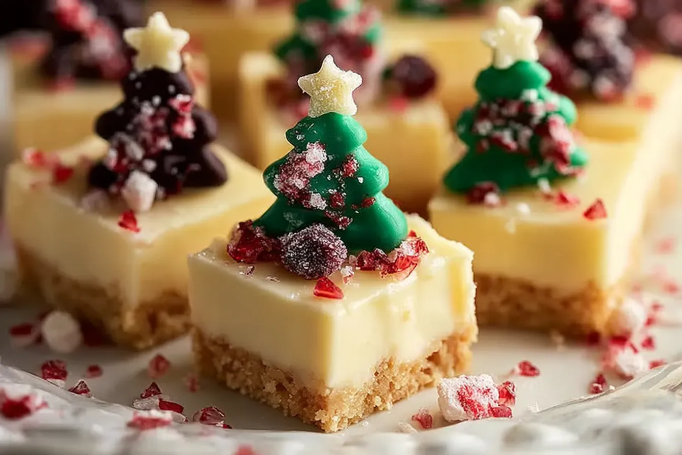 Christmas Cheesecake Bites