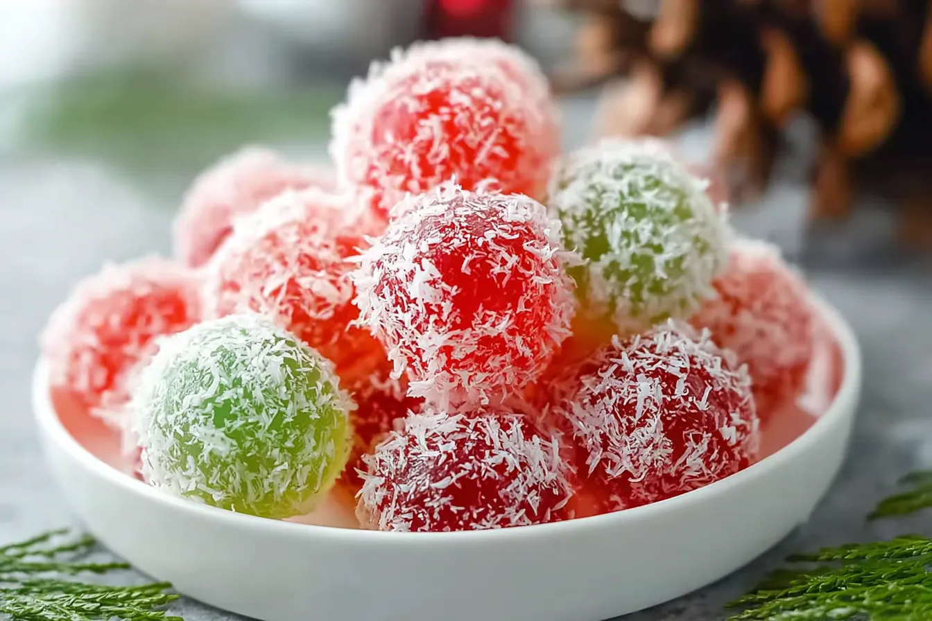 Christmas Jello Balls