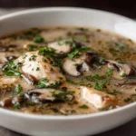 Clean Chicken Mushroom Soup – Wholesome and Delicious