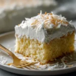 Heavenly Coconut Cloud Cake Slices